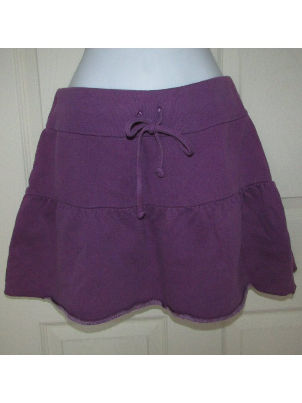 Delia's Purple Ruffled Mini Skirt